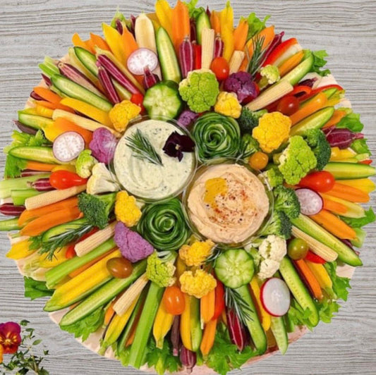 Vibrant Garden Crudités Platter